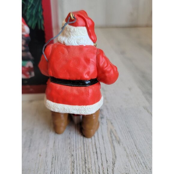 Hallmark playful pals Coca-Cola puppy Santa ornament Xmas - Picture 4 of 7